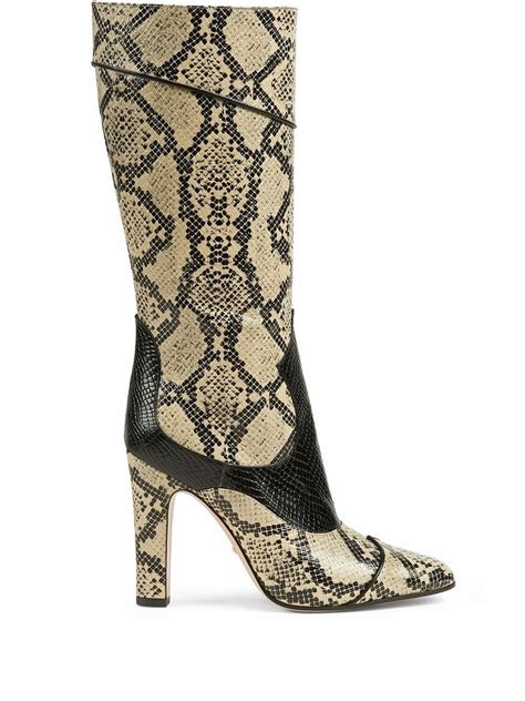 gucci boots women snake|gucci snakeskin boots.